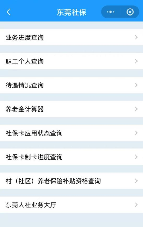 东莞社保权益随时查功能介绍