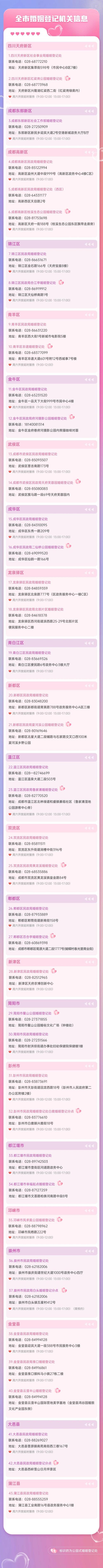 2025成都七夕结婚指南（时间+材料+条件+入口+地点+电话）