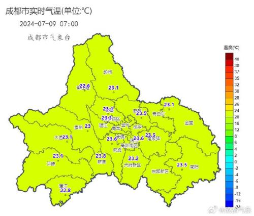 7月9日成都气象发布暴雨短时临近天气预报