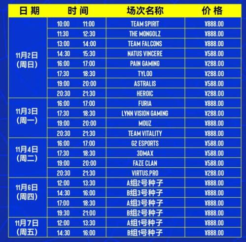 IEM小组赛/淘汰赛战队签名会门票购票指南及活动安排