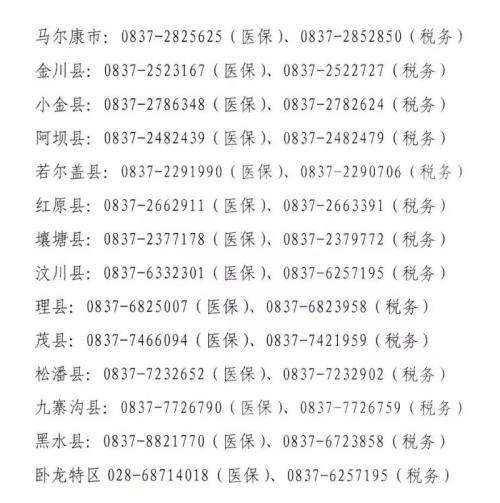 阿坝州2025年度城乡居民居民医保缴费时间+标准+方式