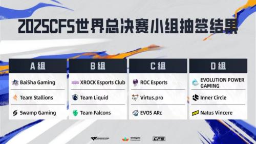 2025CFS世界总决赛观赛指南(时间+地点+赛区+赛程)