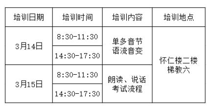 2026漳州市3月普通话测试报名安排（时间、地点）