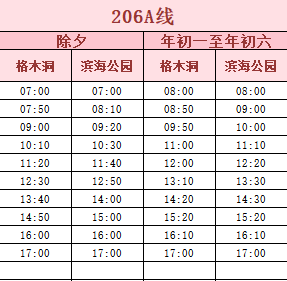 2026年春节期间大亚湾公交线路运营时间表