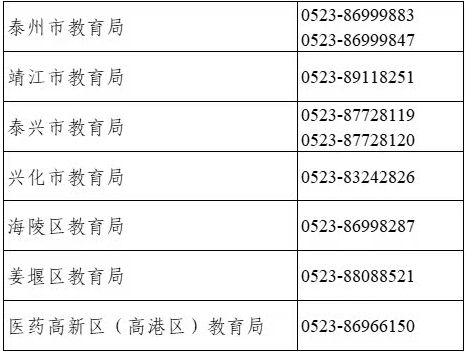 2026泰州中小学春秋假放假安排
