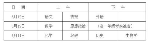 6月12日开考湖南2026高中学考科目及日程确定