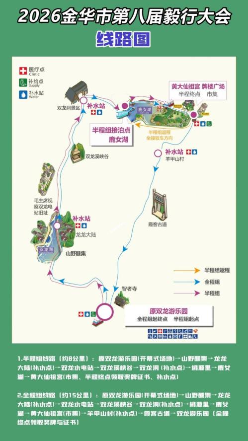 2026金华市第八届毅行大会实施方案（时间+地点）