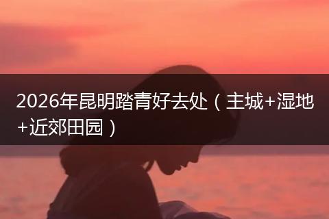 2026年昆明踏青好去处（主城+湿地+近郊田园）