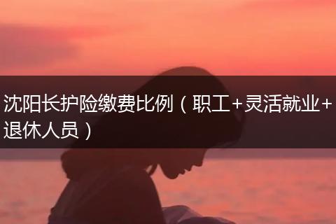 沈阳长护险缴费比例(职工+灵活就业+退休人员)