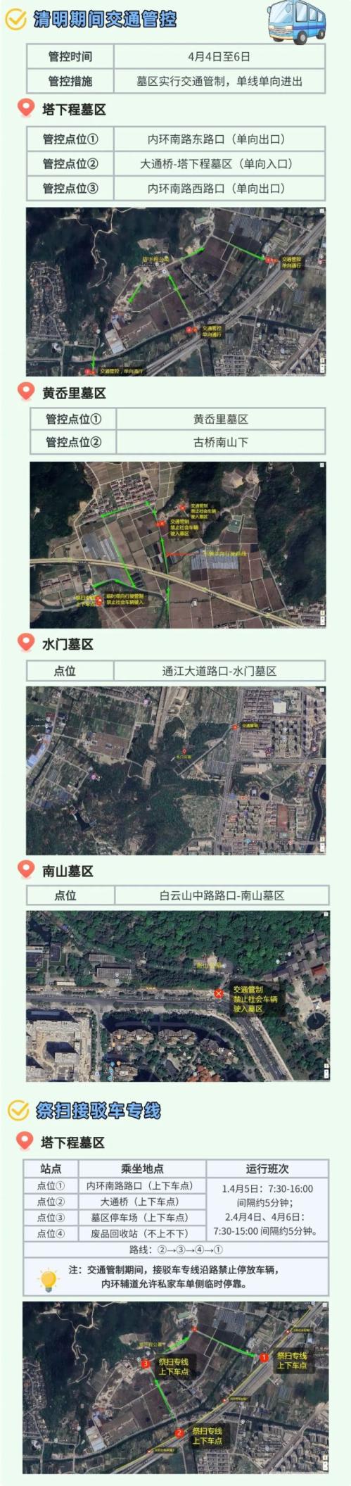 2026年台州永安陵园墓区清明期间交通管制