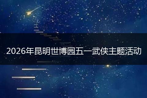 2026年昆明世博园五一武侠主题活动