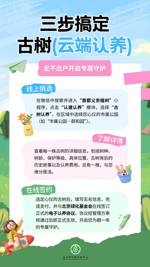 2026北京市属公园古树怎么认养？附流程