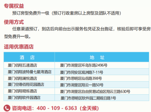 2026首来台胞厦门服务包使用说明（住宿篇）